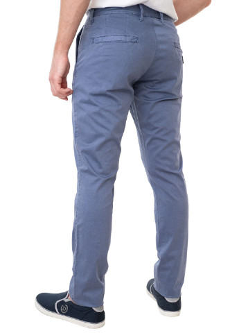 Голубые кэжуал демисезонные чиносы брюки Armani Jeans