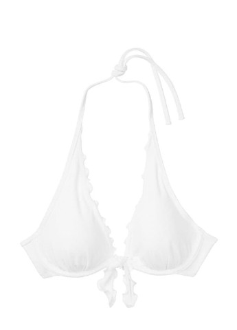 Черно-белый летний купальник (лиф, плавки) бикини, раздельный Victoria's Secret
