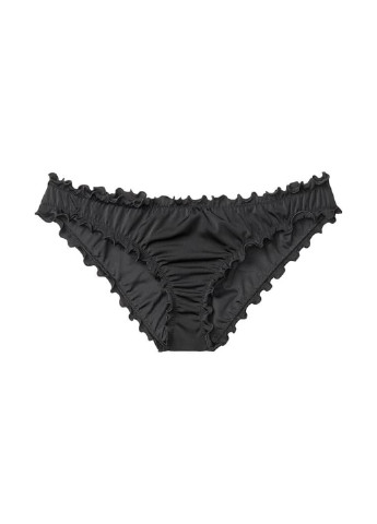 Черно-белый летний купальник (лиф, плавки) бикини, раздельный Victoria's Secret