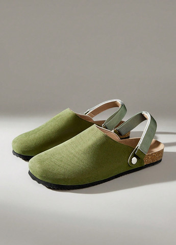 Зеленые сабо SHEIN без каблука