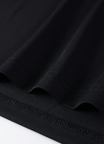 Лонгслів SHEIN смужка чорний кежуали поліестер