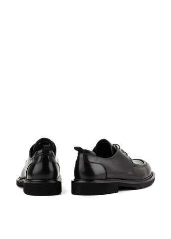 Черные классические, кэжуал туфли Le'BERDES на шнурках