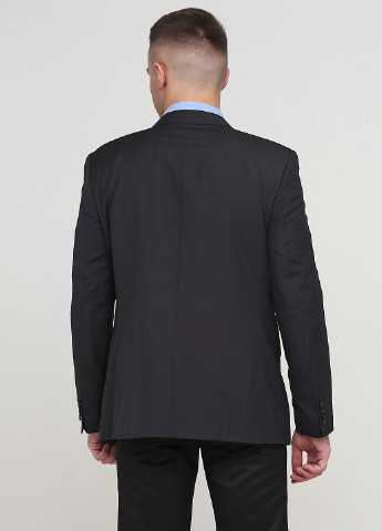 Пиджак S.Oliver однотонный тёмно-серый деловой хлопок