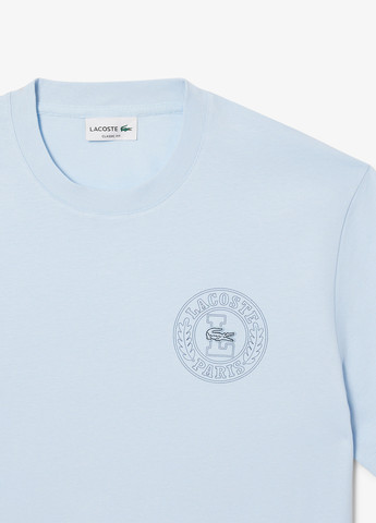 Голубая футболка Lacoste