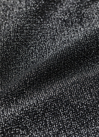 Топ H&M меланж тёмно-серый кэжуал полиамид, трикотаж