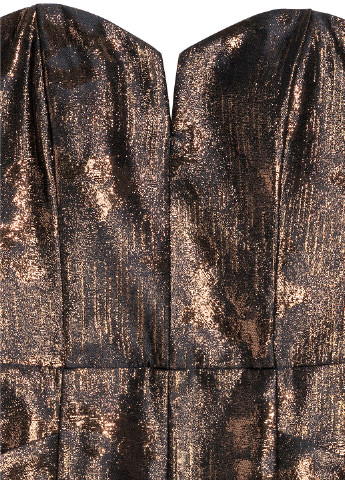 Комбинезон H&M комбинезон-шорты абстрактный бронзовый кэжуал