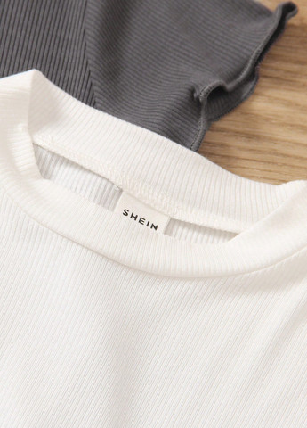 Комбинированная летняя футболка (4 шт.) SHEIN