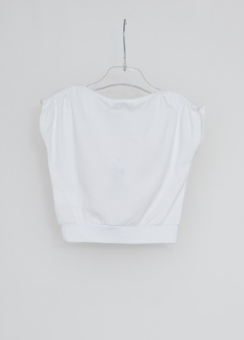 Белая летняя футболка с коротким рукавом Mandarino