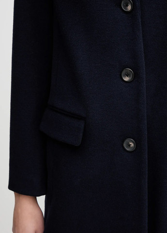 Темно-синє демісезонне Пальто однобортне United Colors of Benetton