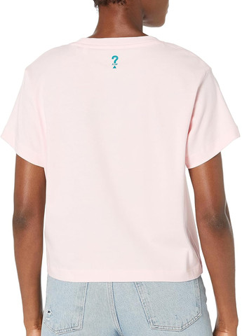 Світло-рожева літня футболка Guess