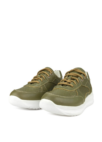 Темно-зелені осінні кросівки Libero