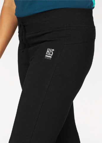 Черные спортивные демисезонные брюки H.I.S