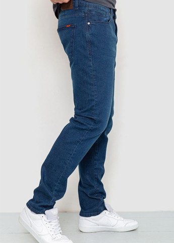 Темно-синие демисезонные слим джинсы Amitex
