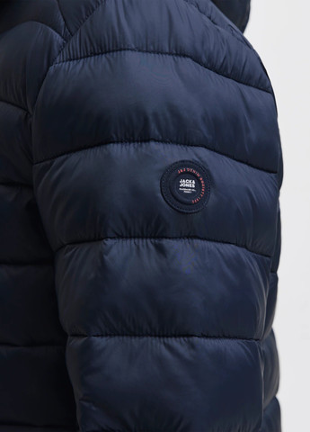 Темно-синяя демисезонная куртка Jack & Jones