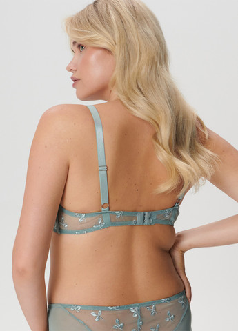 Світло-сірий балконет бюстгальтер Sinsay з кісточками поліамід