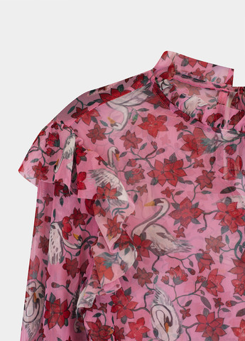 Розовая летняя блуза Monki