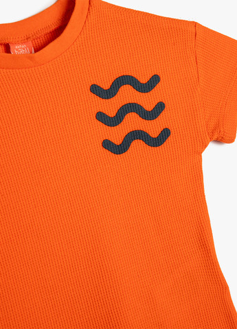 Помаранчева літня футболка KOTON