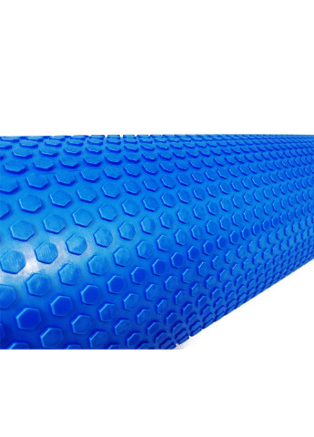 Массажный ролик Foam Roller 60 см синий (лёгкий и мягкий роллер-валик для йоги, массажа всего тела: рук, ног, спины) EasyFit (237657474)