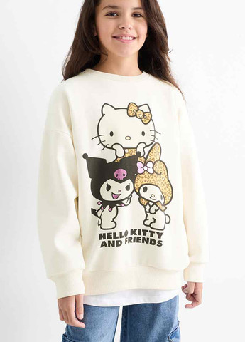 C&A світшот персонажі кремовий кежуал бавовна, трикотаж