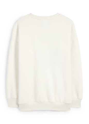 C&A світшот персонажі кремовий кежуал бавовна, трикотаж