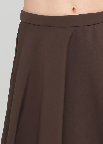 Оливковая кэжуал однотонная юбка NA-KD клешированная