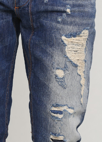 Темно-синие демисезонные джинсы Antony Morato