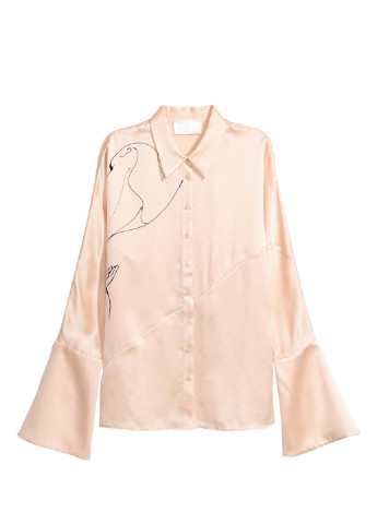 Бежевая демисезонная блуза H&M