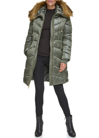 Зеленая демисезонная куртка Guess