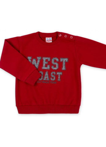 Красный демисезонный костюм десткий кофта с брюками "west coast" (8248-86b-red) Breeze