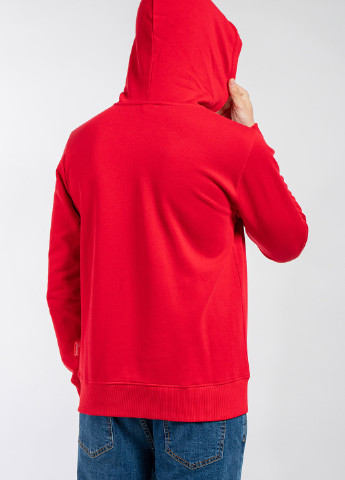 Красный хлопковый худи с логотипом Supreme Spain (251892960)