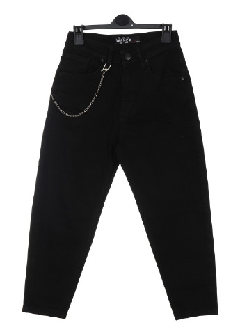 Черные демисезонные баллоны джинсы Wanex