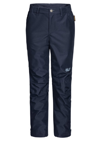 Синие спортивные зимние прямые брюки Jack Wolfskin