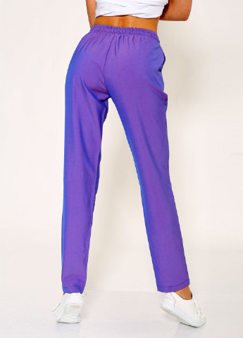 Фиолетовые спортивные демисезонные брюки Kamomile