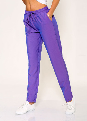 Фиолетовые спортивные демисезонные брюки Kamomile