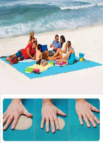 Пляжний килимок підстилка покривало анти пісок SAND MAT 1.5x2 Антіпесок (54220214) Francesco Marconi (215334570)