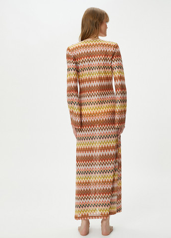 Комбинированное кэжуал платье KOTON с рисунком