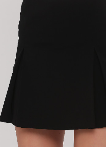 Черная кэжуал однотонная юбка Angel