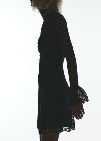 Чорна кежуал сукня футляр H&M однотонна