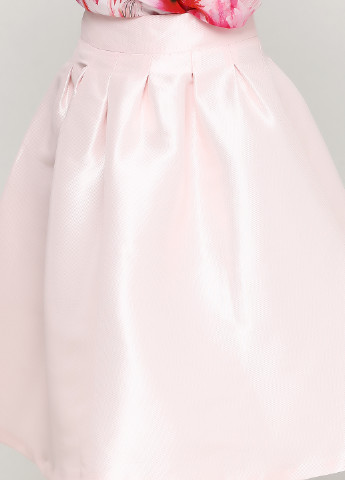 Светло-розовая кэжуал однотонная юбка Orsay миди