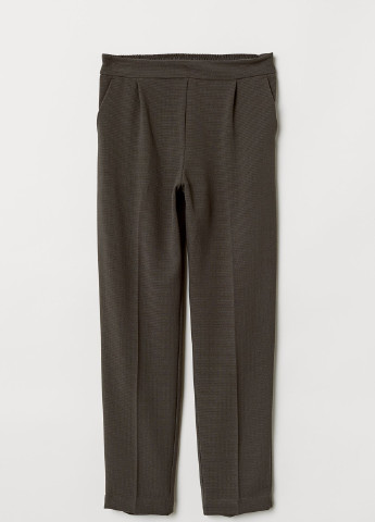 Темно-зеленые кэжуал летние брюки H&M