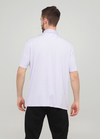 Сиреневая футболка-поло для мужчин Greg Norman в полоску