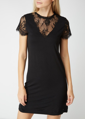 Чорна коктейльна сукня Tigha однотонна