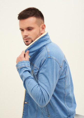 Голубая демисезонная куртка Serseri Jeans