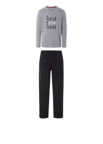 Пижама (лонгслив, брюки) Livergy (369832526)