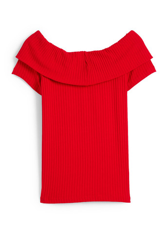 Червона блуза C&A