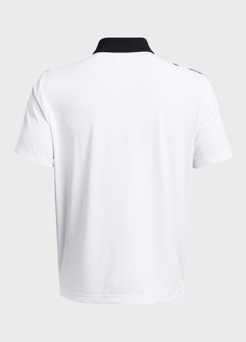 Белая футболка-поло для мужчин Under Armour с логотипом