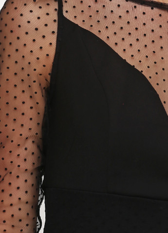 Черное коктейльное платье Gepur