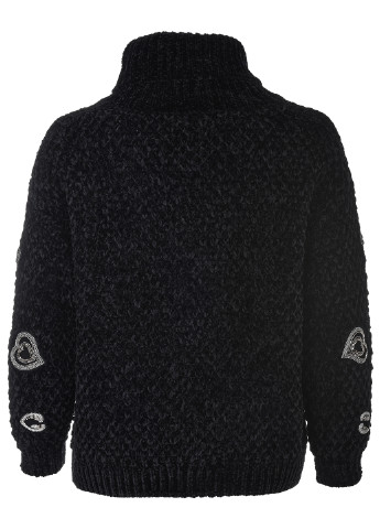 Черный зимний свитер LOVE REPUBLIC