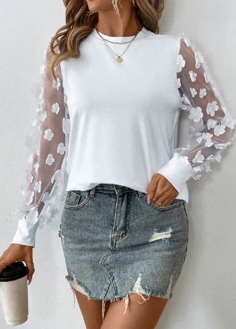 Біла блуза SHEIN