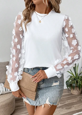 Біла блуза SHEIN
